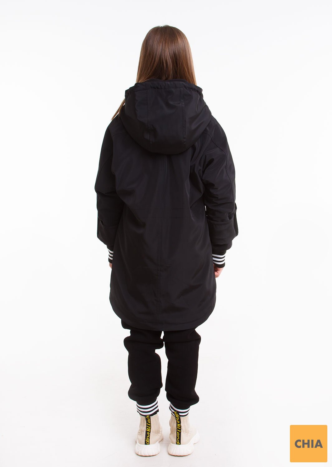 Парка Спринг черный