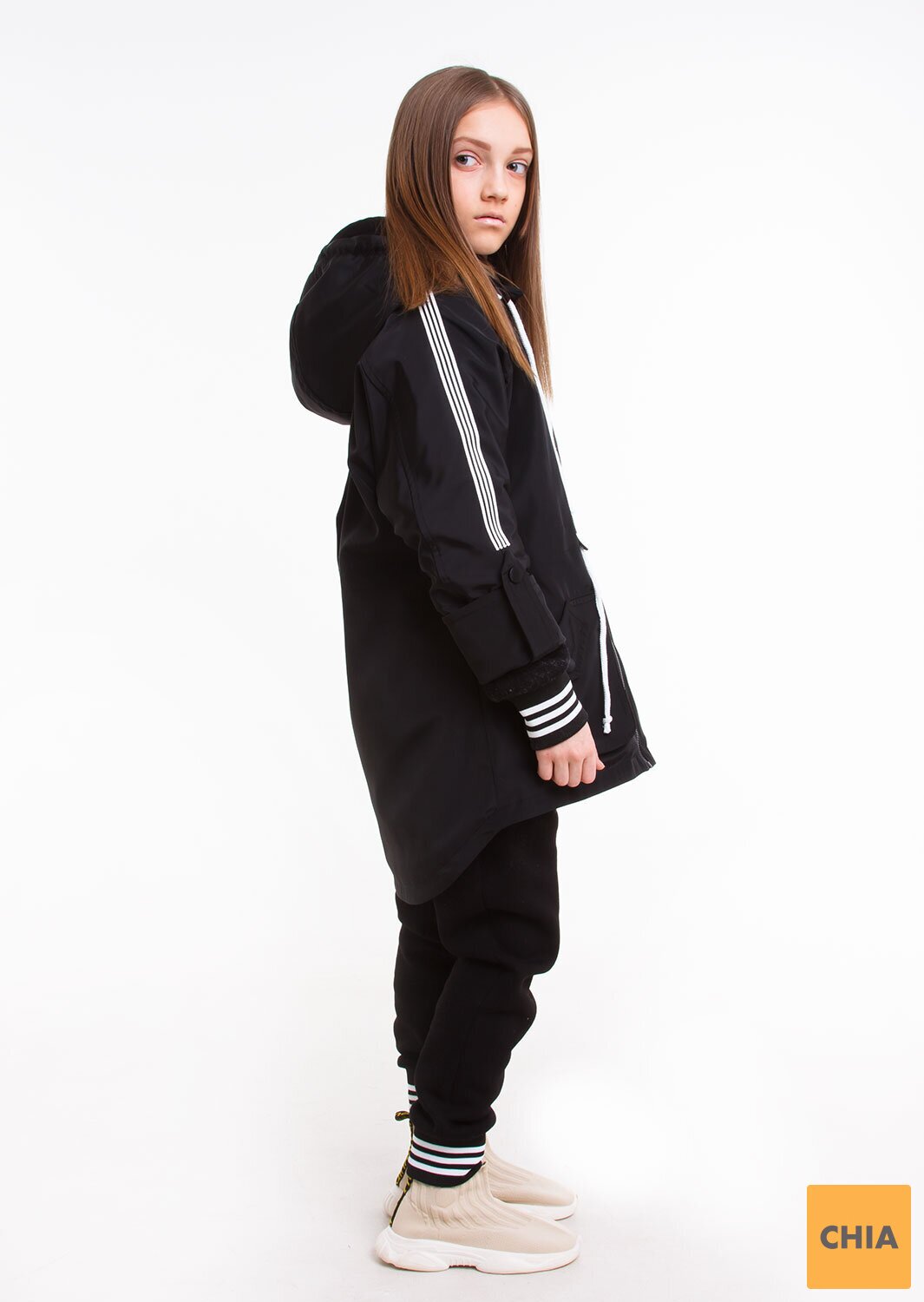 Парка Спринг черный