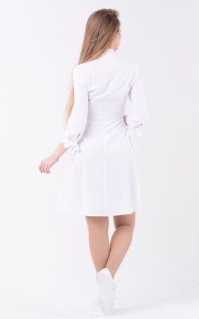 Santali: Стильное белое платье 3641 - фото 3