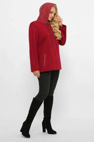 Tatiana: Легкая куртка из ангоры САНТИ красная - фото 2