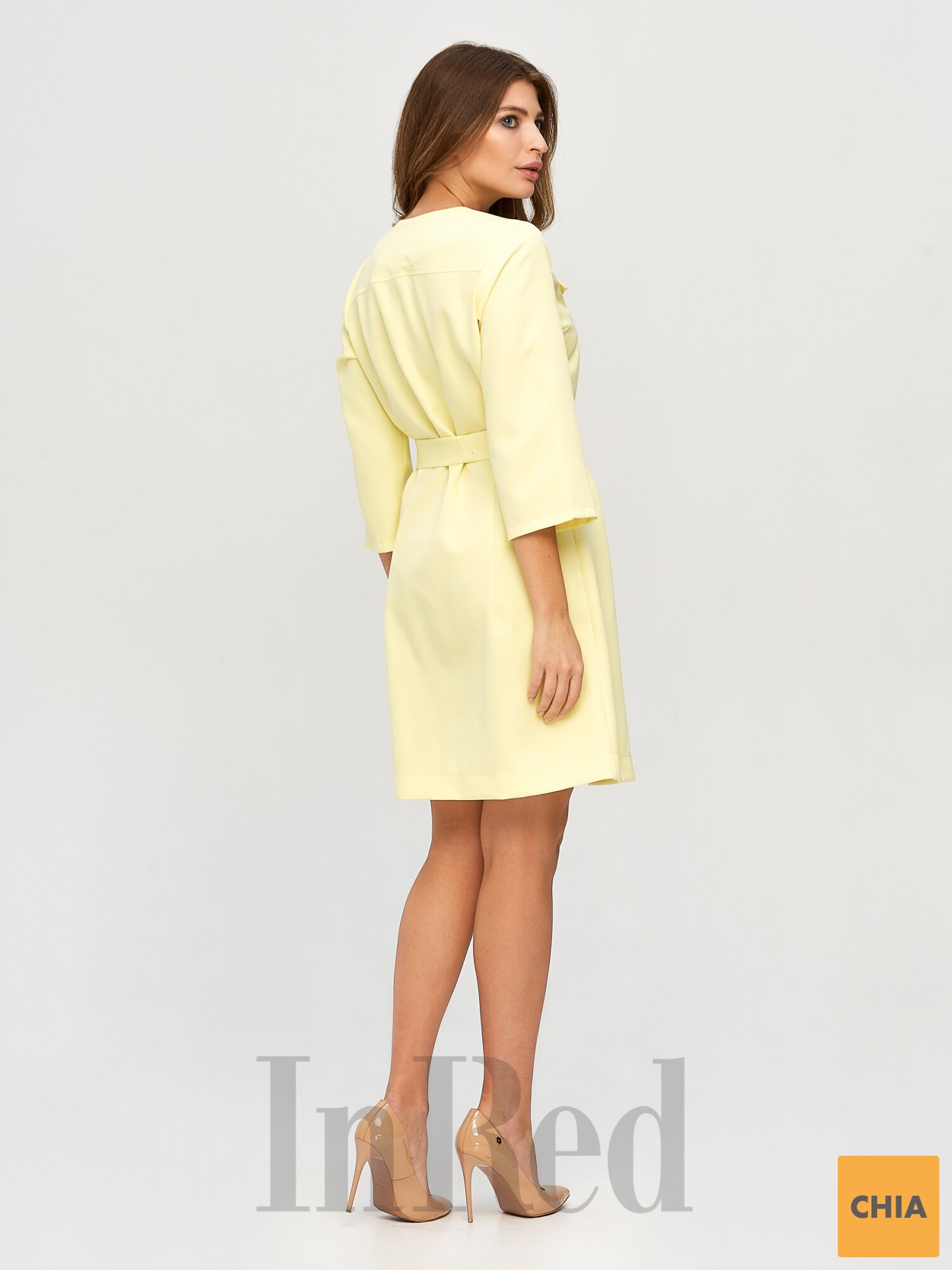 Платье "MILA" желтое