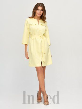InRed: Платье "MILA" желтое 7640 - фото 2