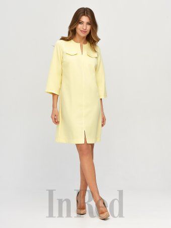 InRed: Платье "MILA" желтое 7640 - фото 3