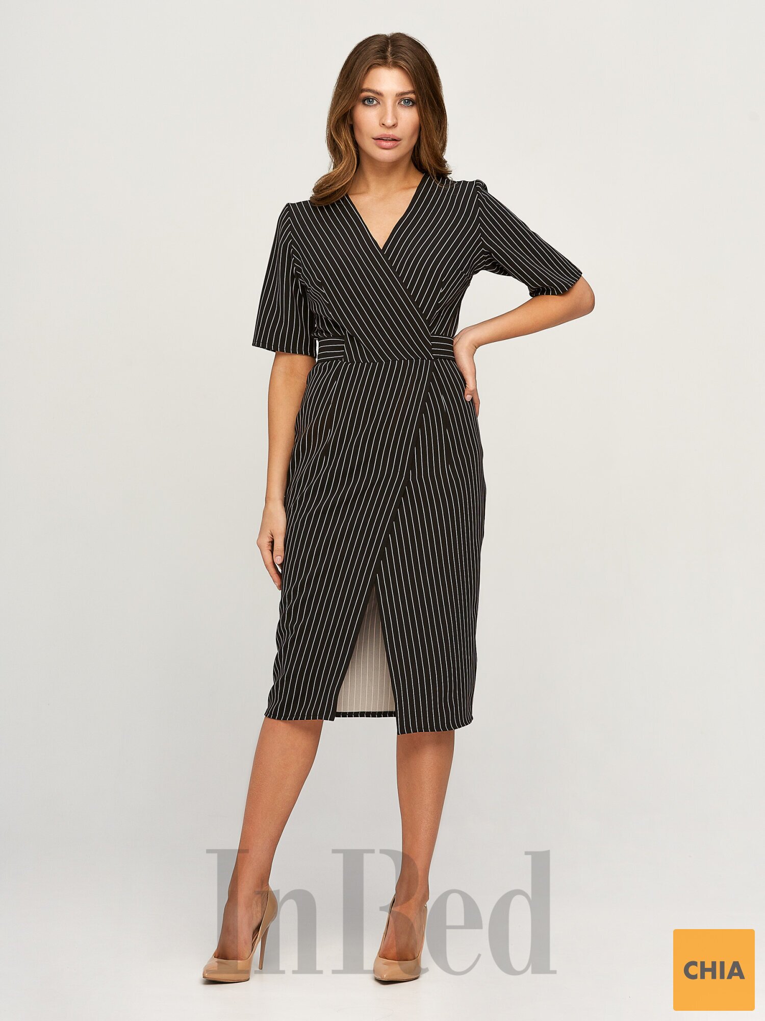 Платье "KLER" черное