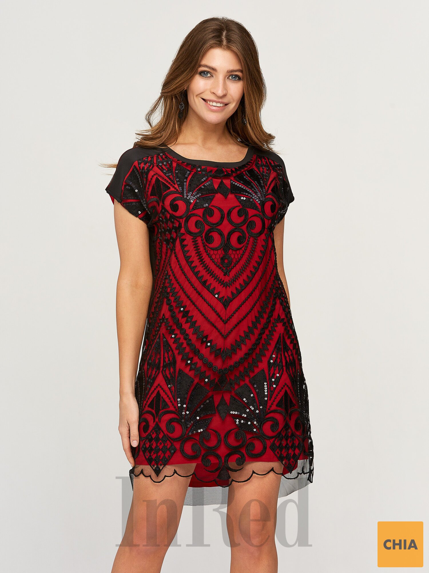 Платье "TIFFANY" красное