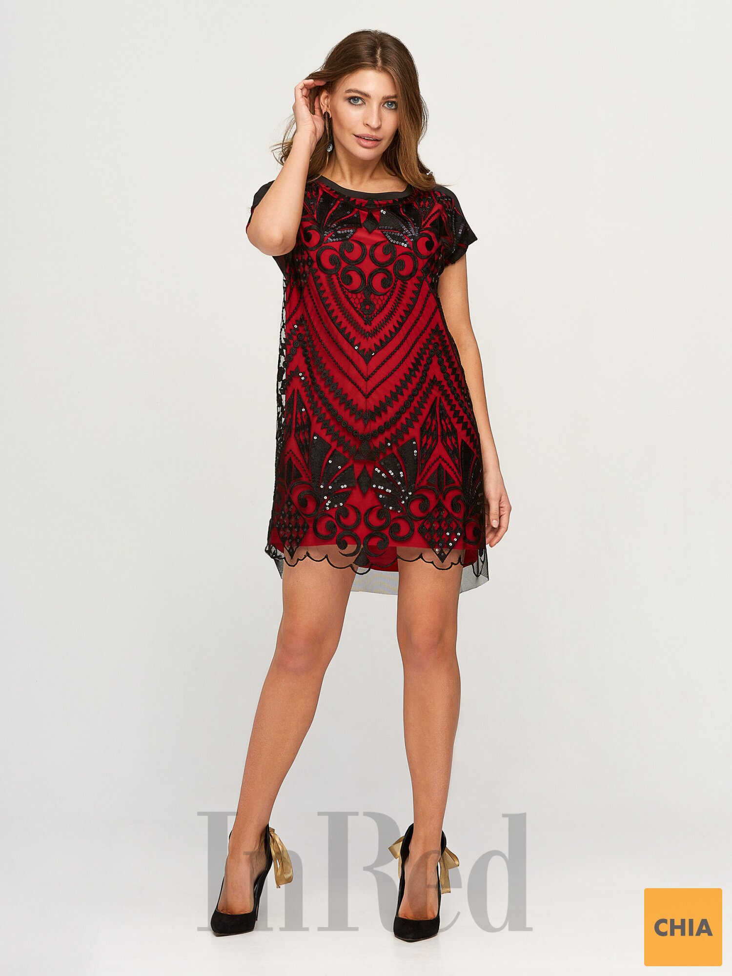 Платье "TIFFANY" красное