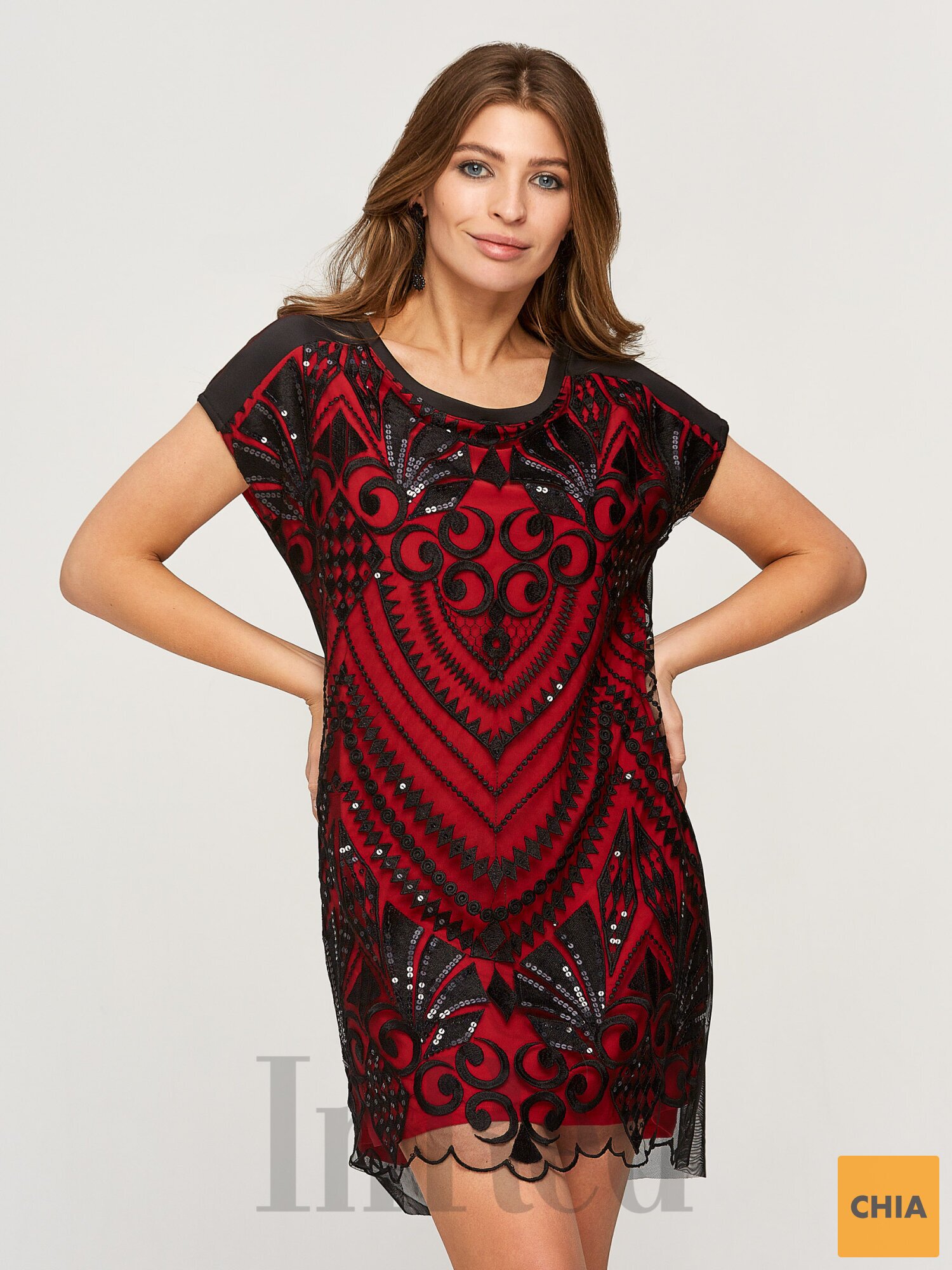 Платье "TIFFANY" красное