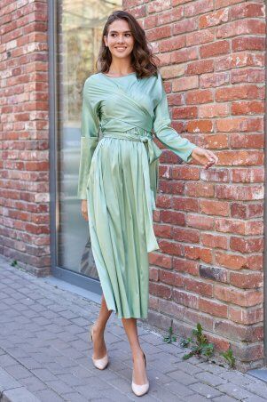 Jadone Fashion: Платье Мадейра оливка - фото 3