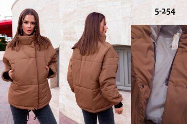 Modna Anka: Куртка женская 215254 коричневый 215254 - фото 3