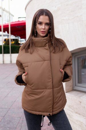Modna Anka: Куртка женская 215254 коричневый 215254 - фото 1