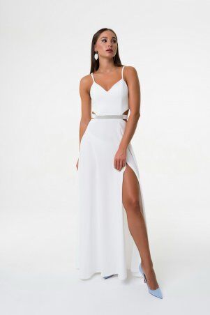 SVON: Длинное платье с блестящим поясом 3036 - фото 13