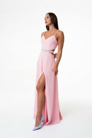 SVON: Длинное платье с блестящим поясом 3036 - фото 17