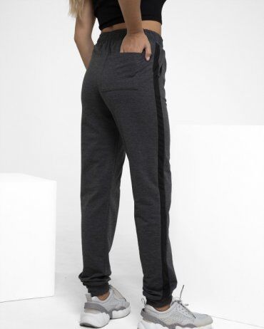 ISSA PLUS: Спортивные штаны 11502_темно-серый - фото 3