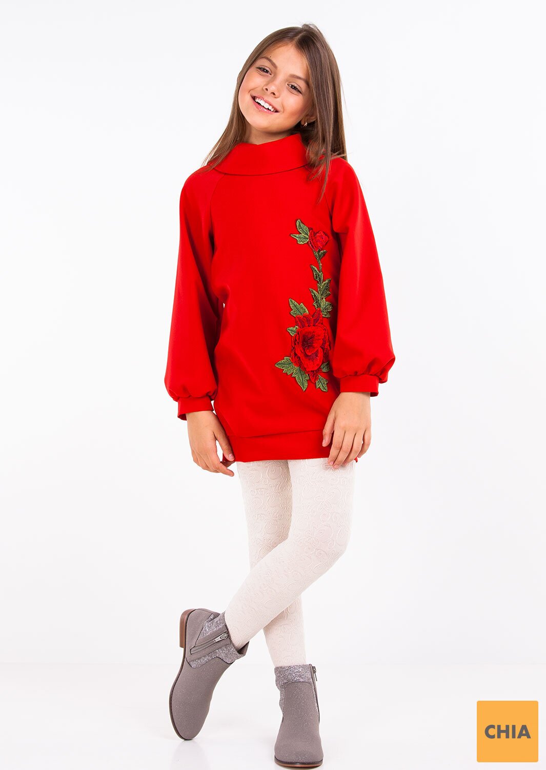 Платье Розали красный