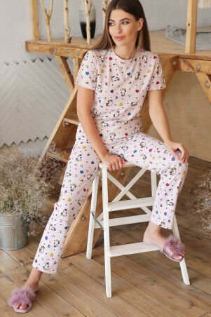 Пижама Джойс бежевый-Единорожек