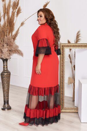 So StyleM: Платье большого размера с оборками 1302-2 - фото 2