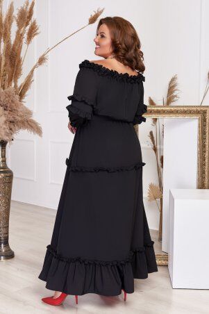 So StyleM: Платье большого размера с оборками 1301-3 - фото 3