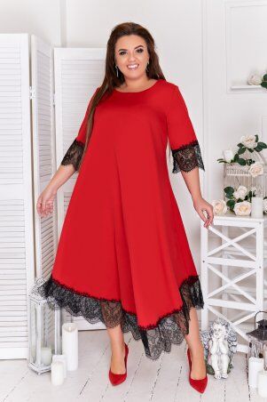 So StyleM: Платье большого размера S с кружевом 1268-1 - фото 1