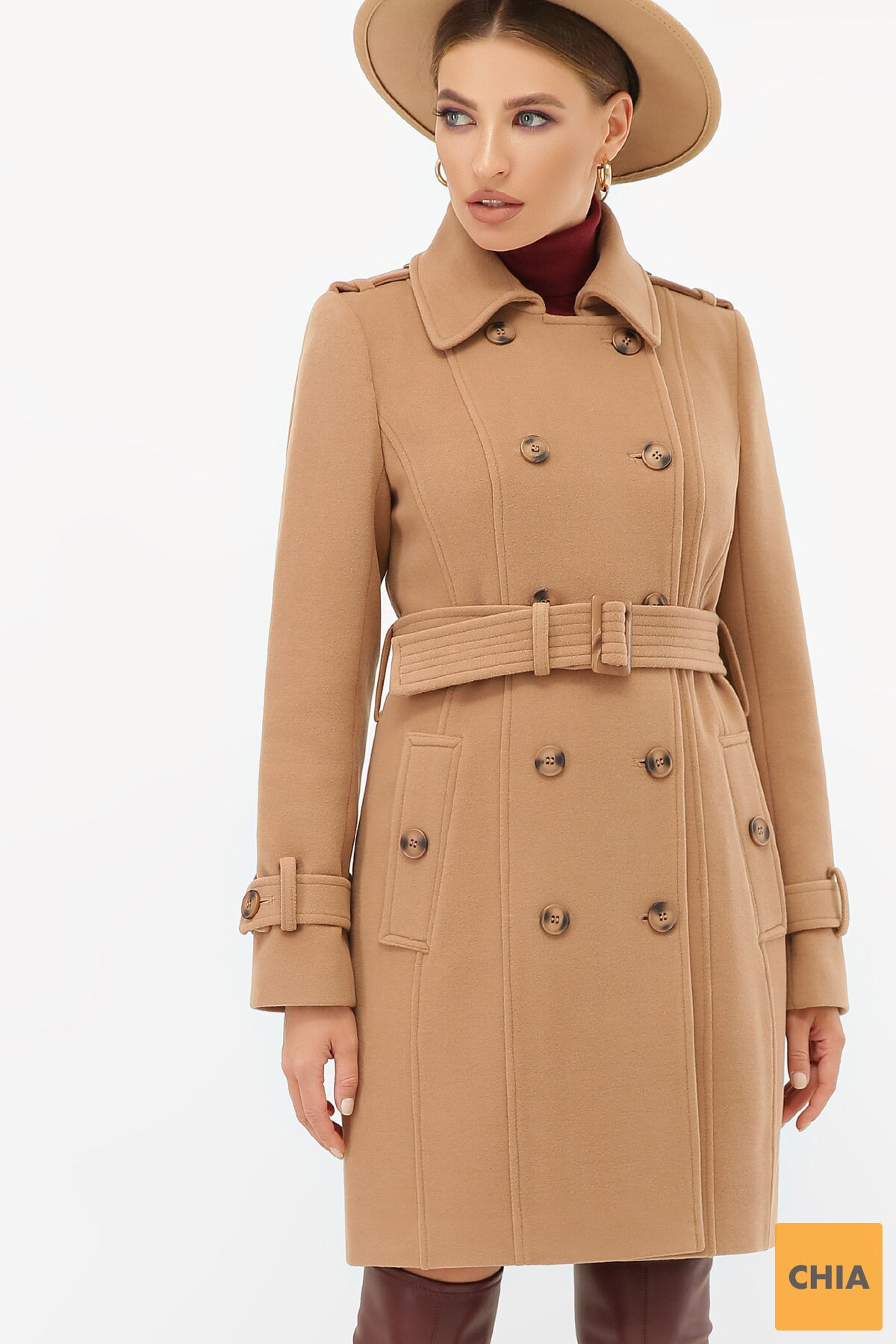 Пальто П-414-90 239-песок