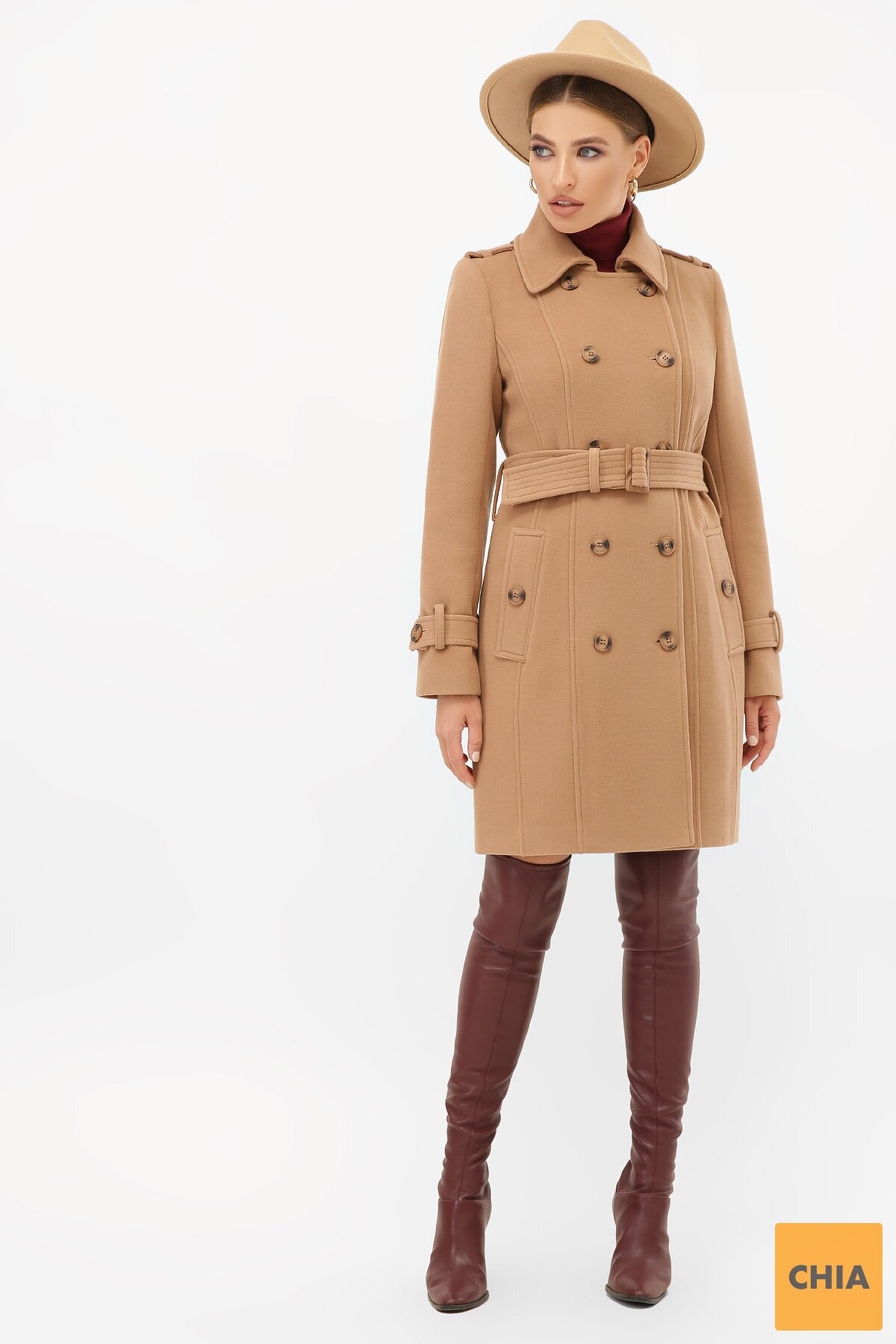 Пальто П-414-90 239-песок