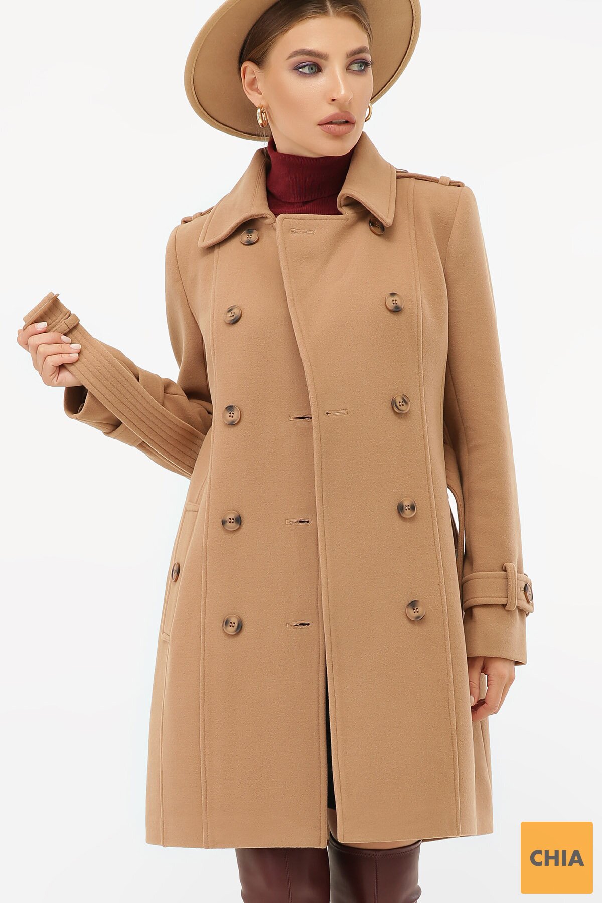 Пальто П-414-90 239-песок