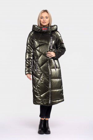 Vicco: Пальто женское зимнее DAKOTA OFF (цвет хаки) 2453 - фото 1