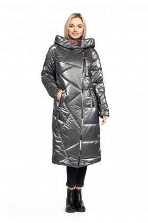 Vicco: Пальто женское зимнее DAKOTA OFF (цвет графитовый) 2452 - фото 1