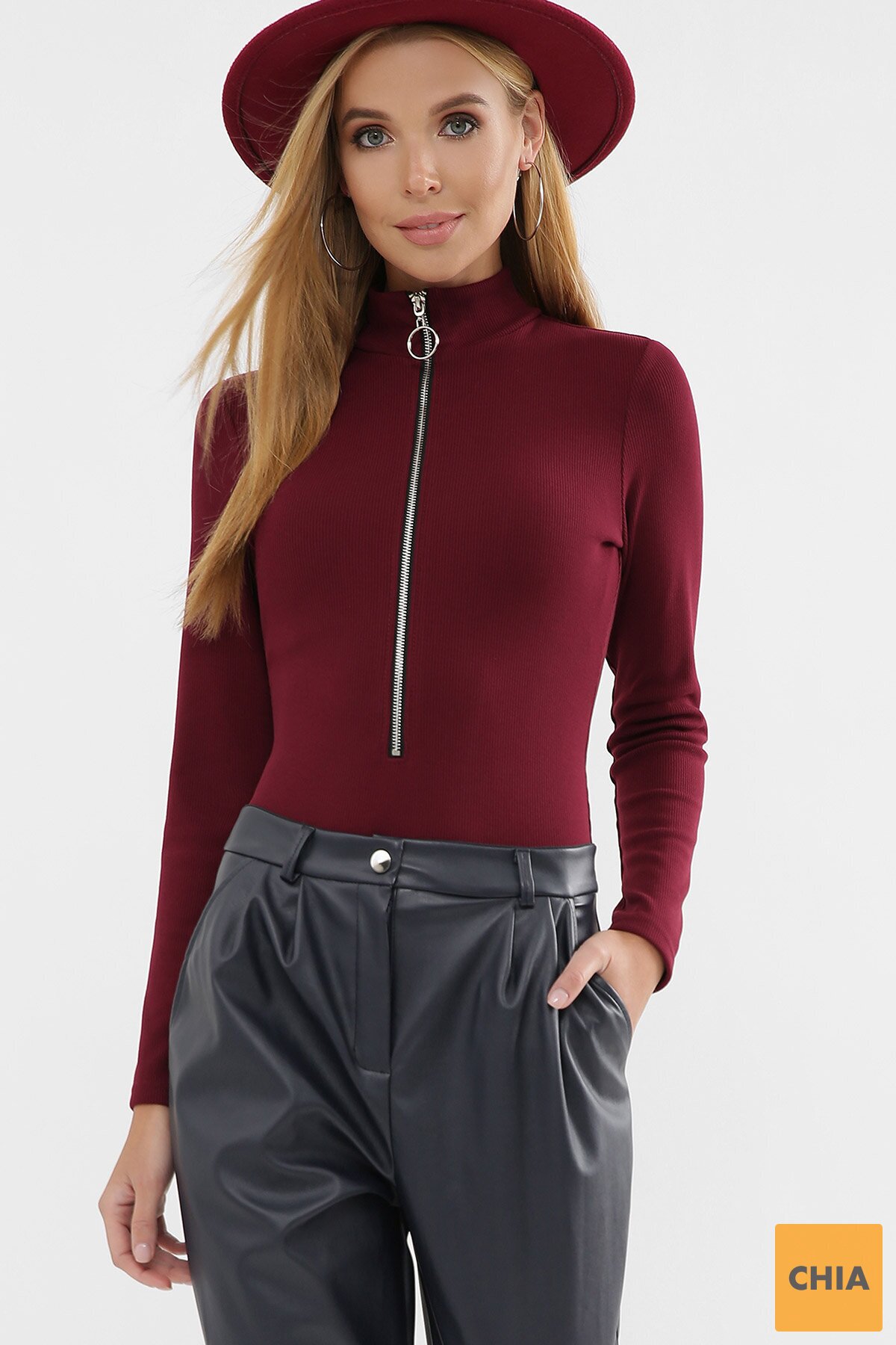 Боди Галия д/р бордо