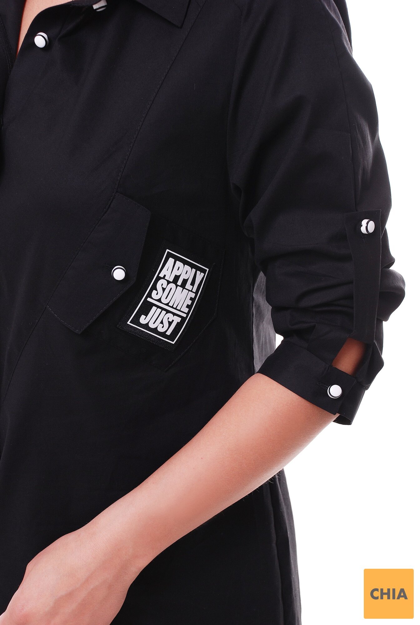 Рубашка Стиль Черная