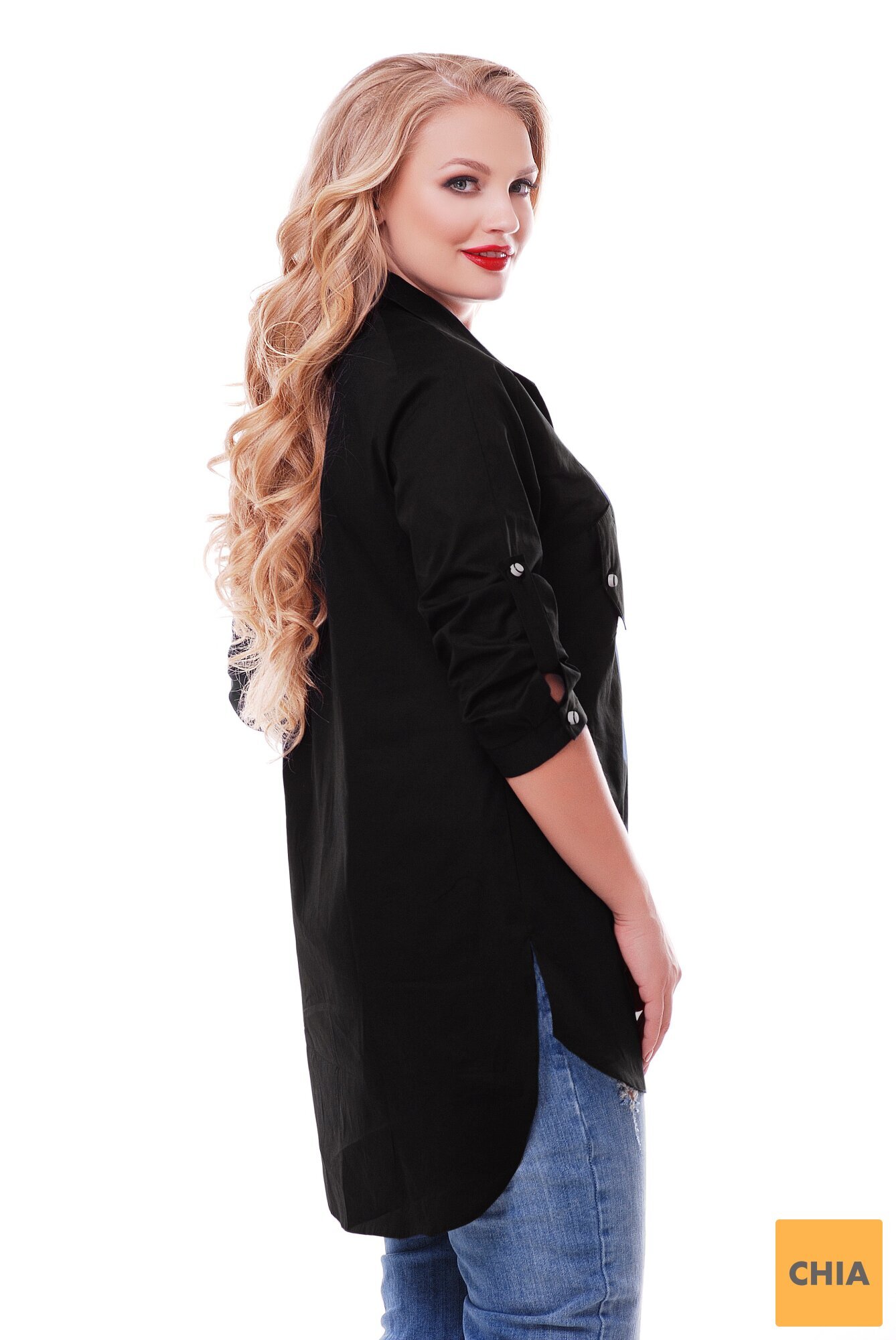 Рубашка Стиль Черная