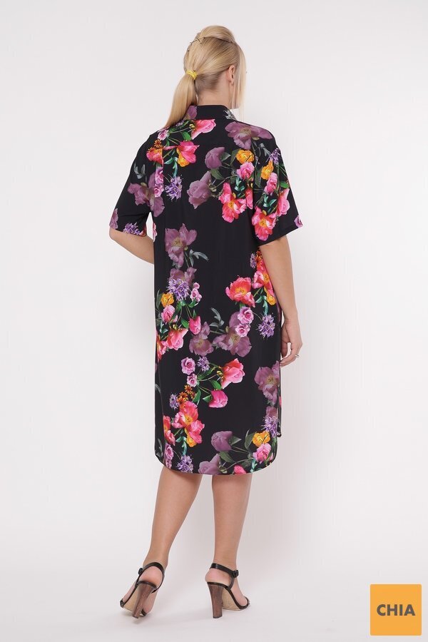 Платье-рубашка Сати Шиповник