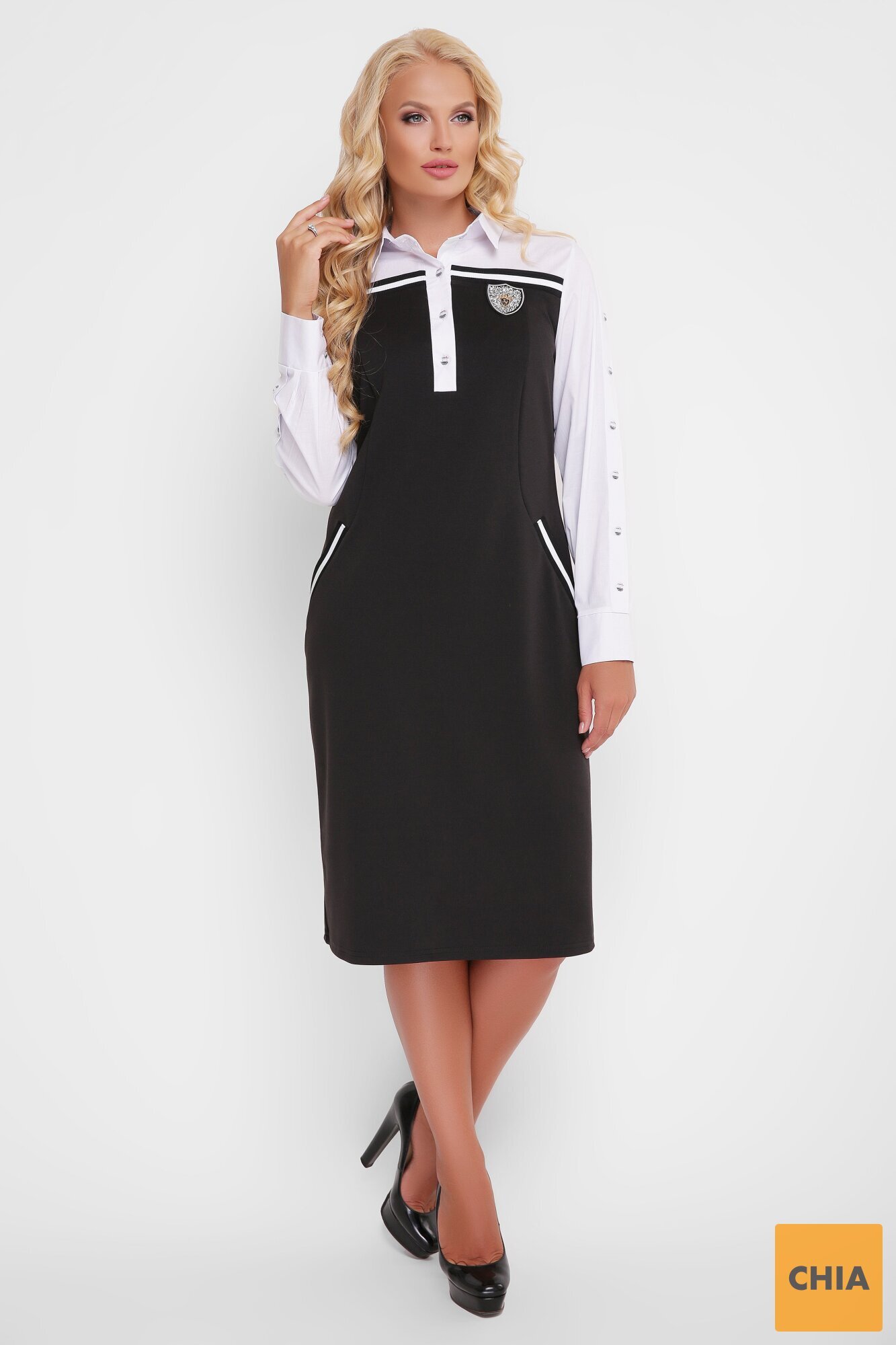 Платье Хатия черное