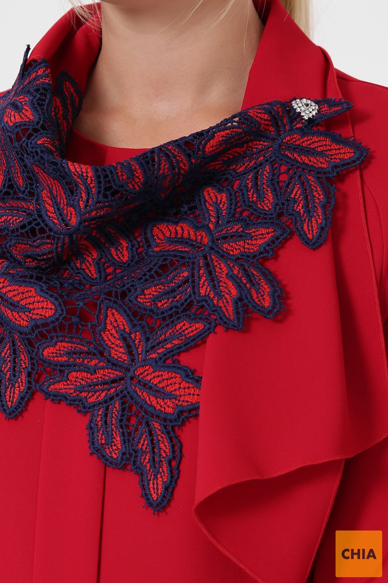 Стильное платье женское Элиза бордо