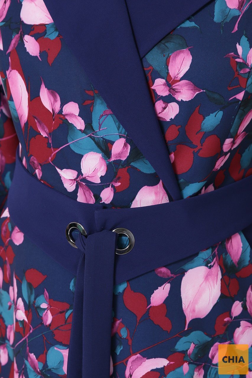 Платье расклешенное Хлоя цветы