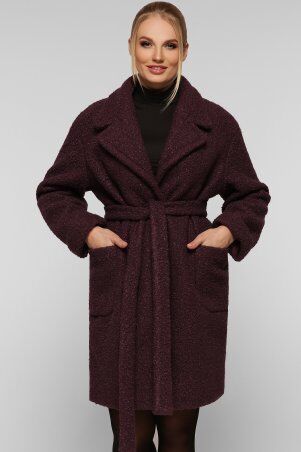 Vlavi: Женское пальто Ксюша марсала 125402 - фото 3