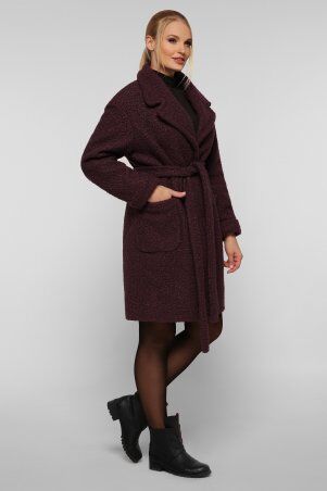 Vlavi: Женское пальто Ксюша марсала 125402 - фото 4
