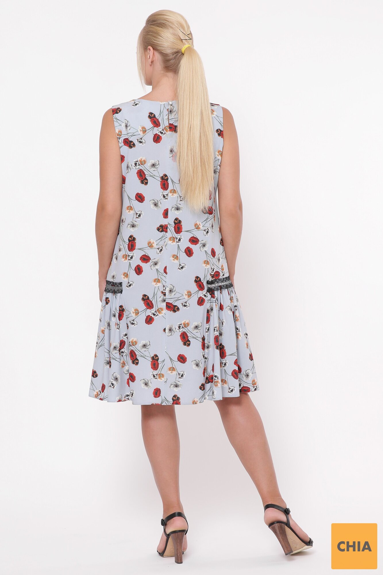 Платье женское Настасья небо