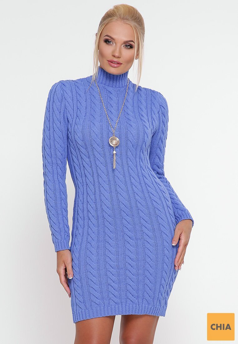 Платье косы василек