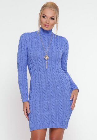 Платье косы василек