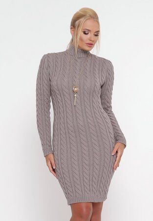 Платье косы беж