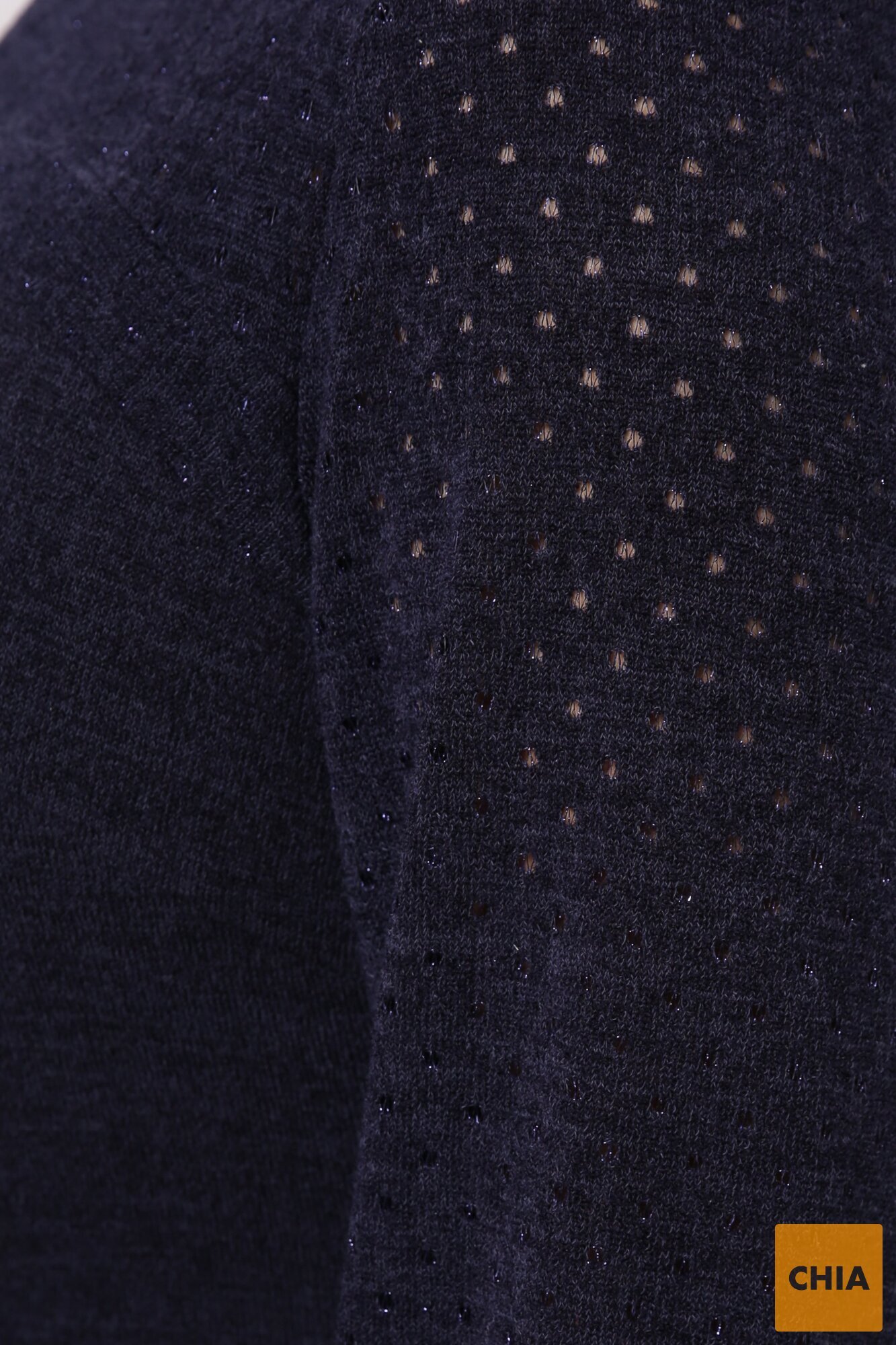 Платье вязаное Эмили синее