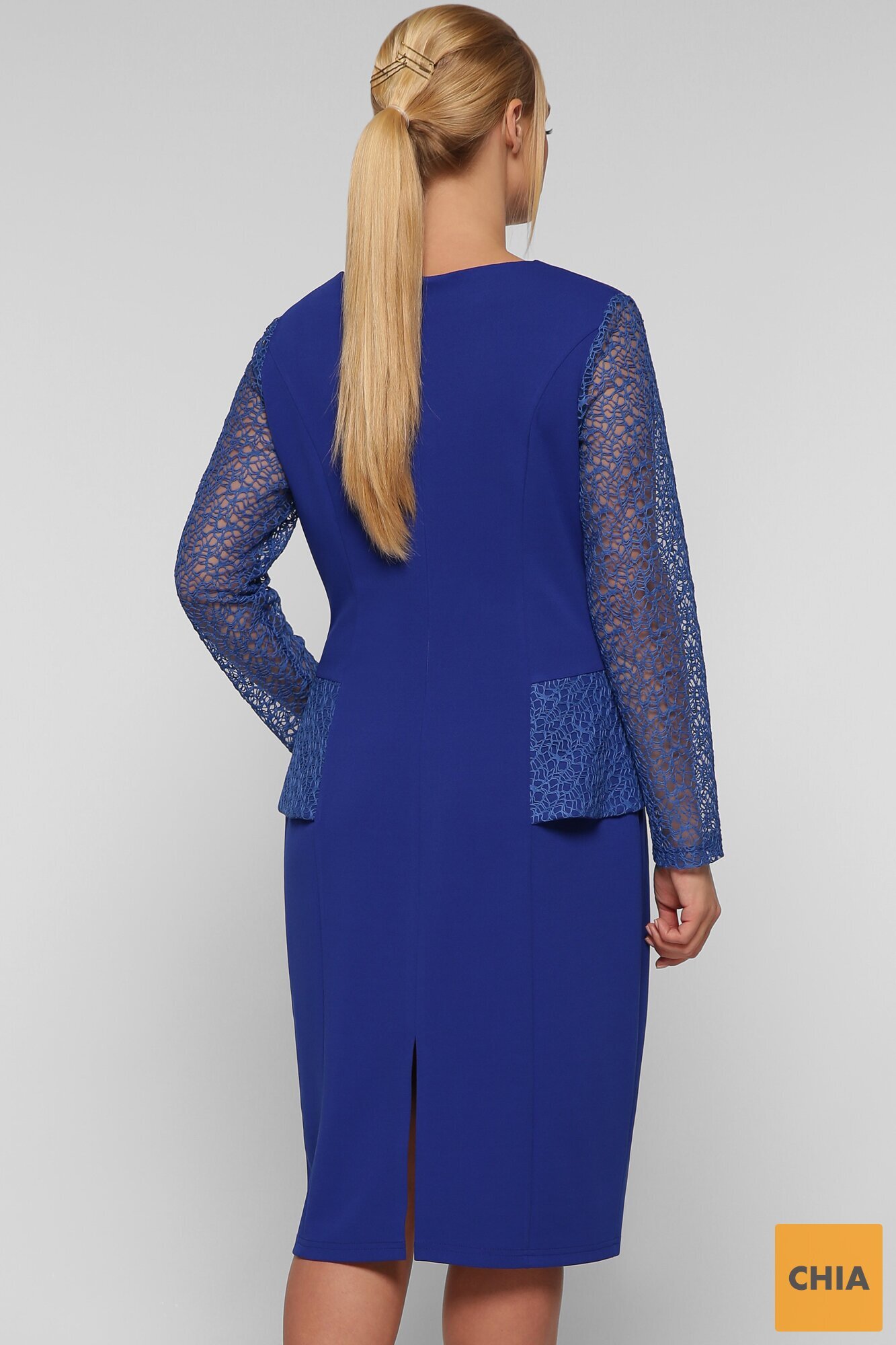 Нарядное платье Дженифер электрик