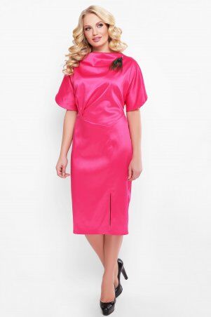 Vlavi: Нарядное платье Элеонора алого арбузного цвета 122001 - фото 4