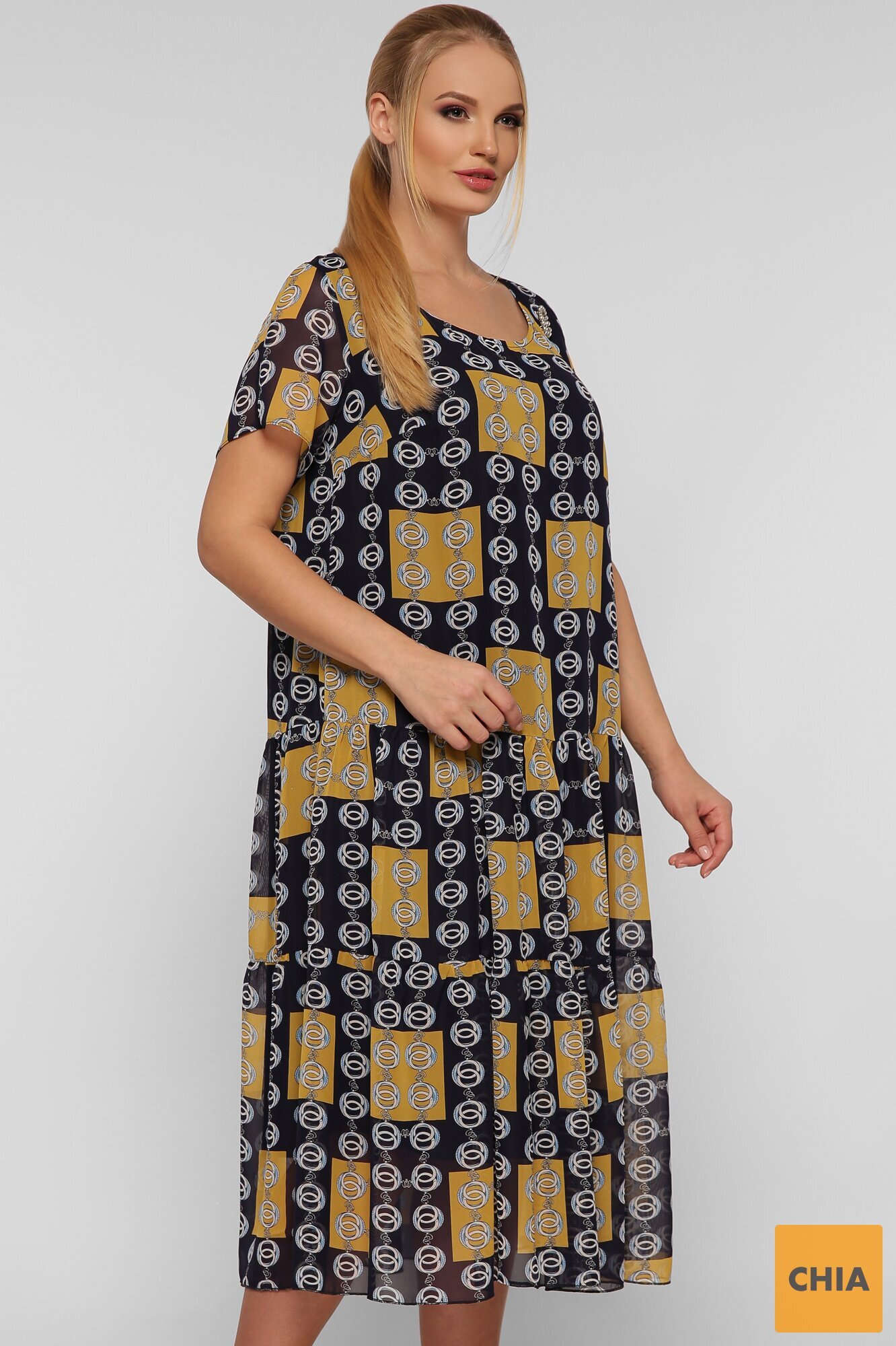 Платье Катаисс горчица