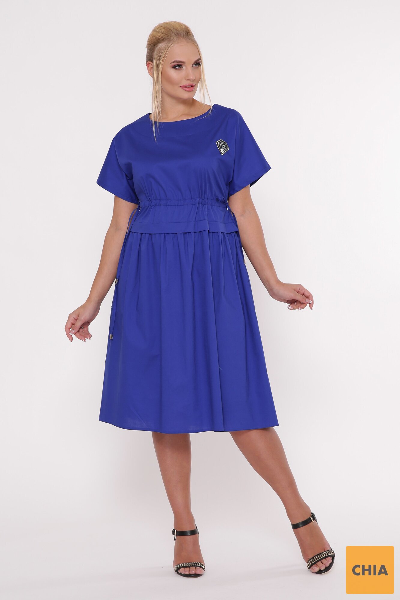 Платье летнее Мелисса электрик