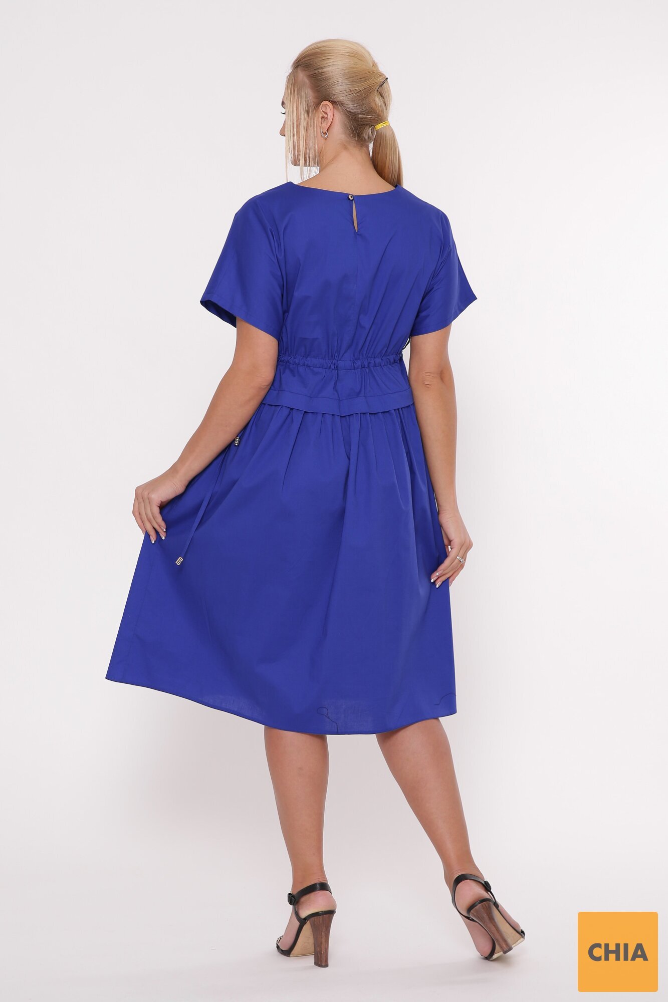 Платье летнее Мелисса электрик