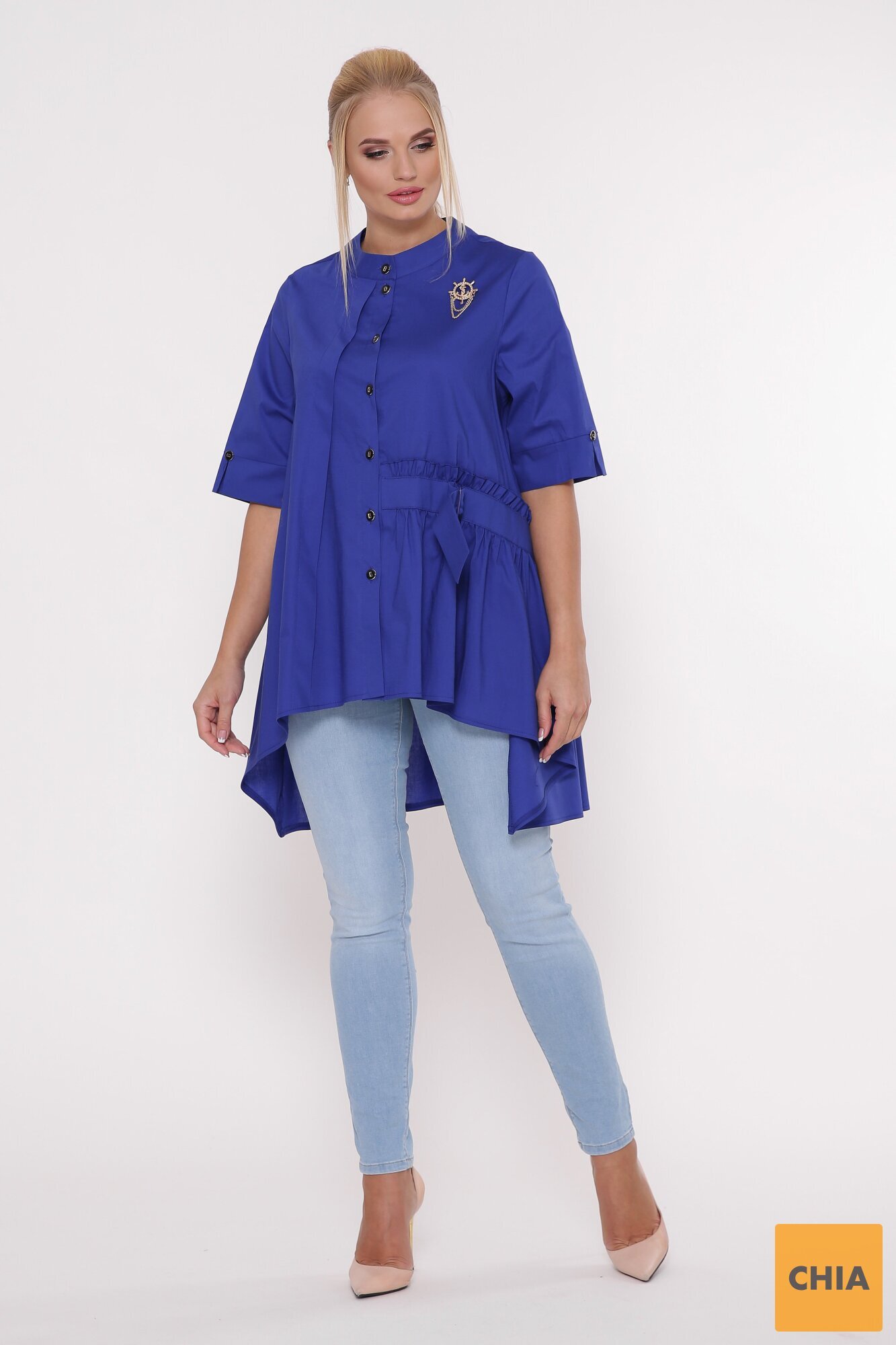 Рубашка женская Уля электрик