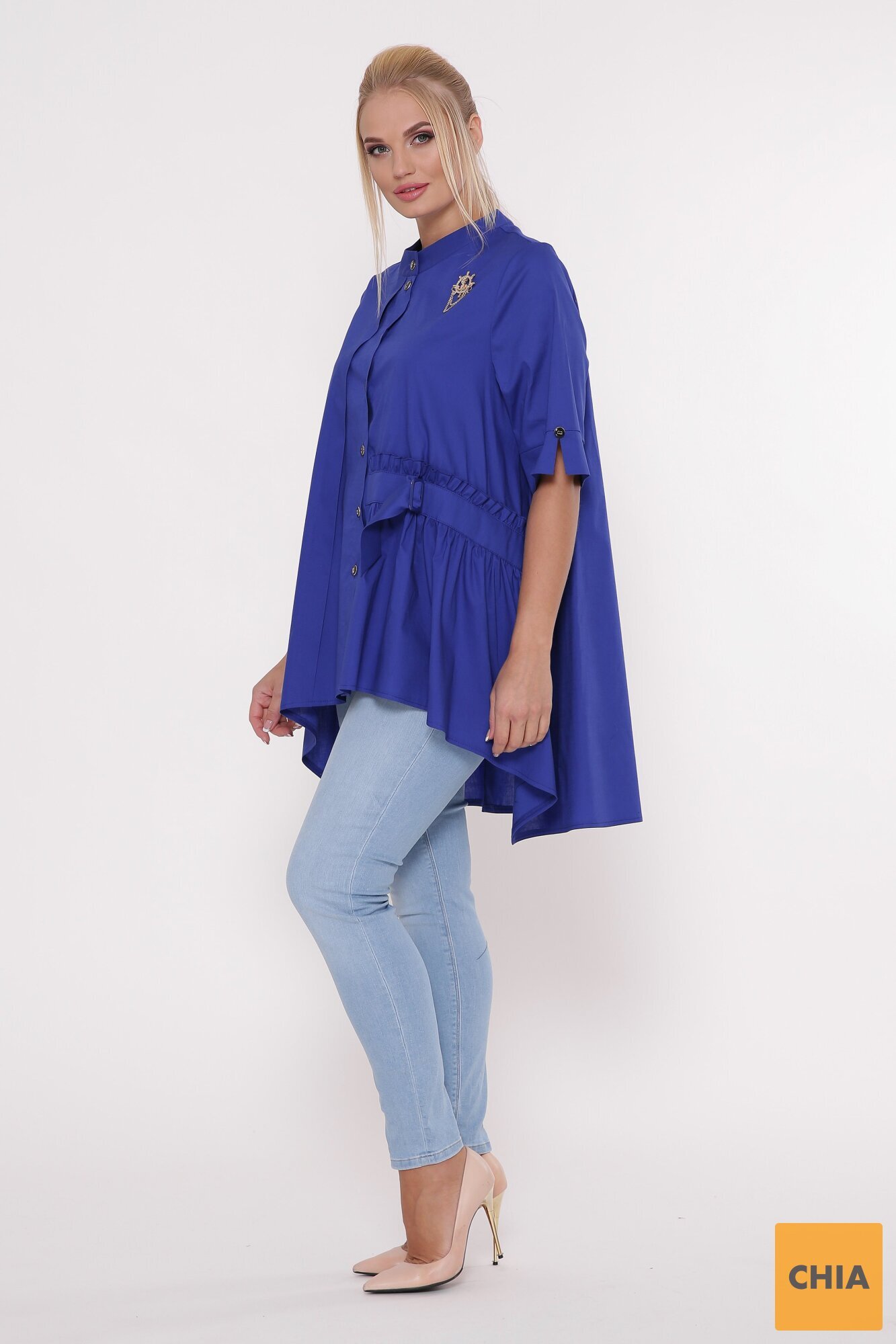 Рубашка женская Уля электрик