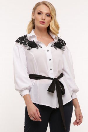 Vlavi: Блуза нарядная Франческа белая 127301 - фото 1