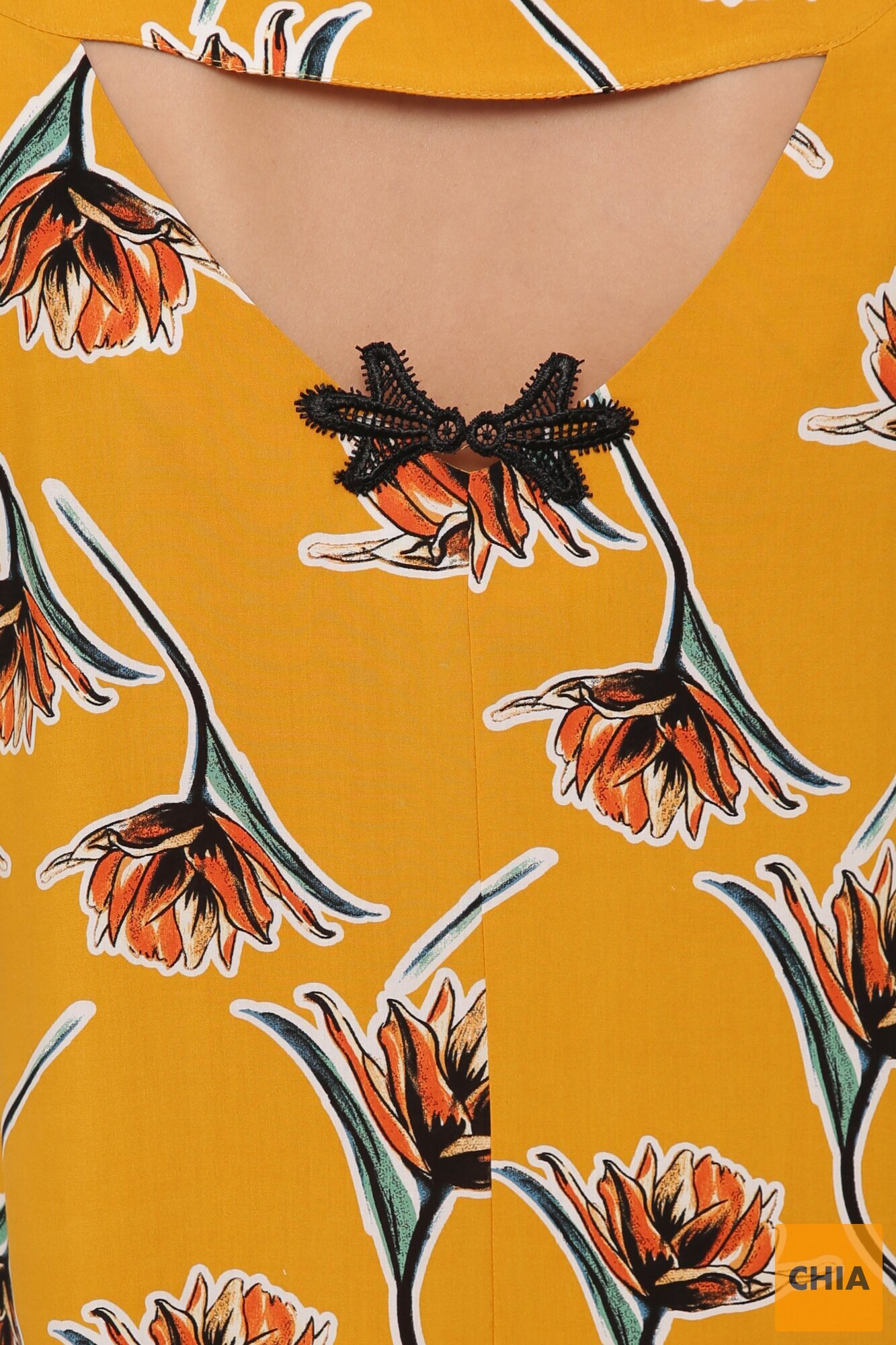 Платье Герда горчица